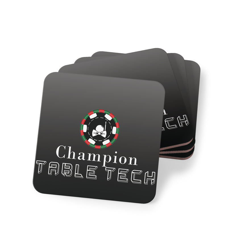 Sous-verres personnalisés Champion Table Tech