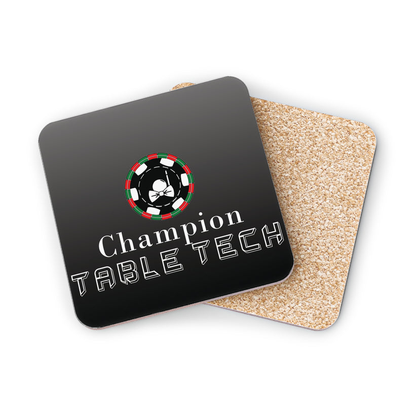 Sous-verres personnalisés Champion Table Tech