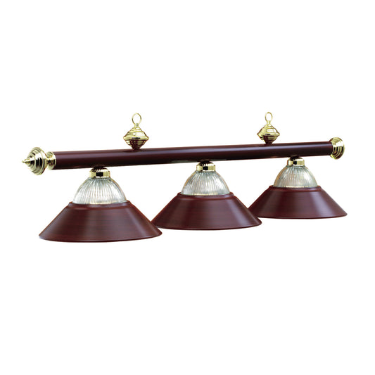 3 Lt-54" Billiard Light-Burgandy image -  Champion Table Tech 