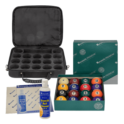 Protective Ball Case With Aramith Premium Ball Set And Cleaning Kit image