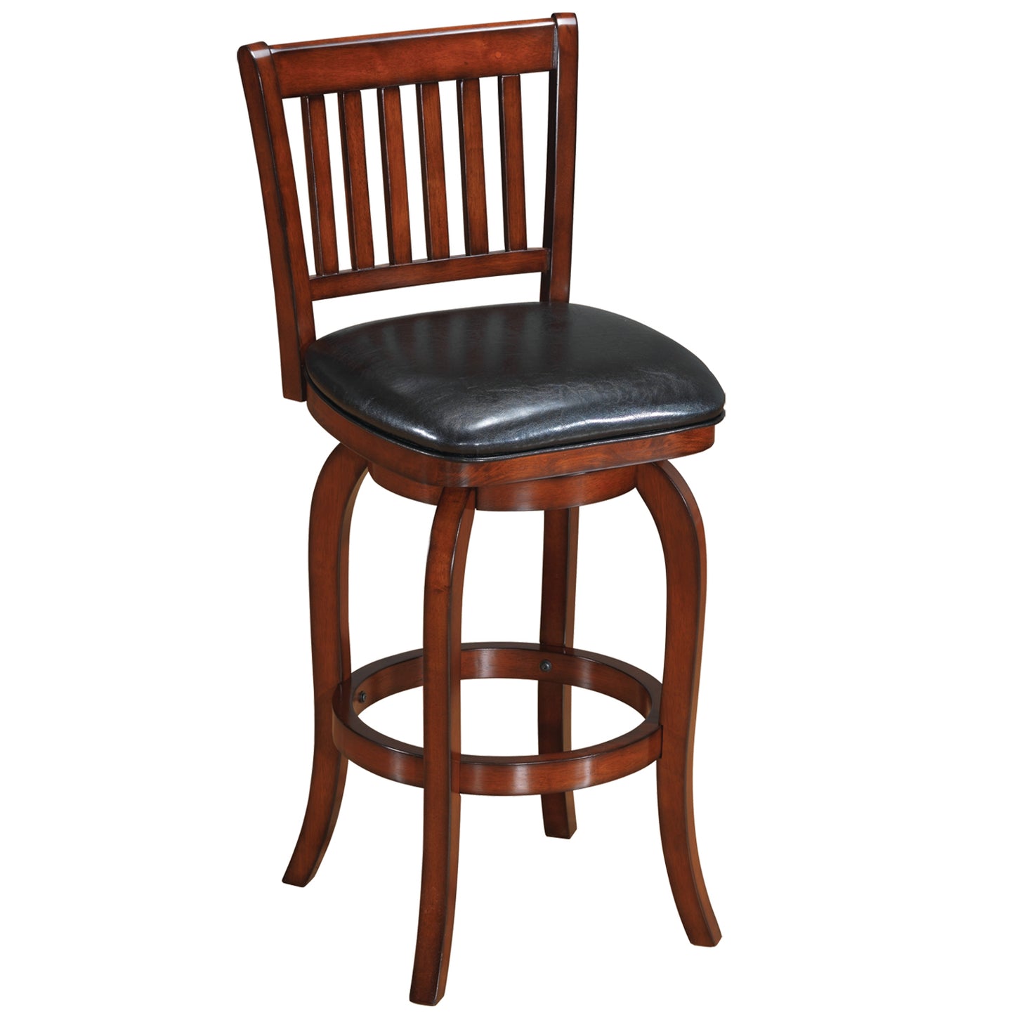 Backed Barstool Square Seat - Chestnut image -  Champion Table Tech