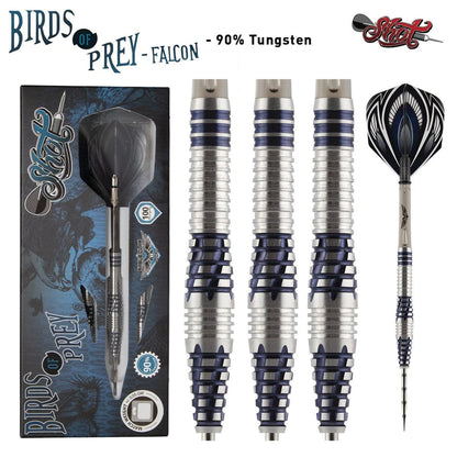 Birds Of Prey Falcon Steel Tip Dart Set-90% Tungsten Barrels image