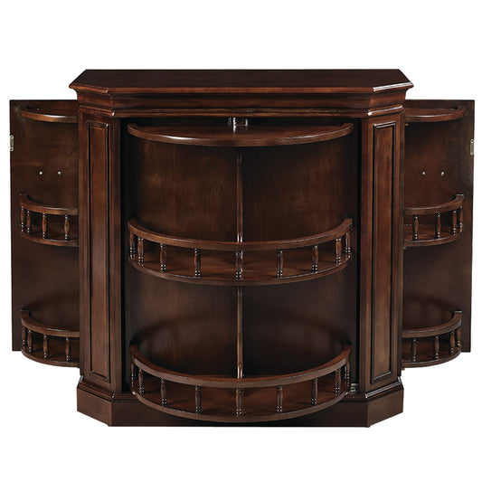 Bar Cabinet W/ Spindle - Cappuccino image -  Champion Table Tech 