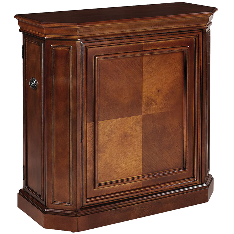 Armoire de bar avec barre - Châtaignier