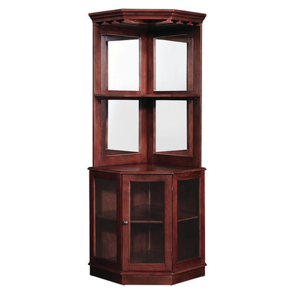 Corner Bar Cabinet - English Tudor image -  Champion Table Tech