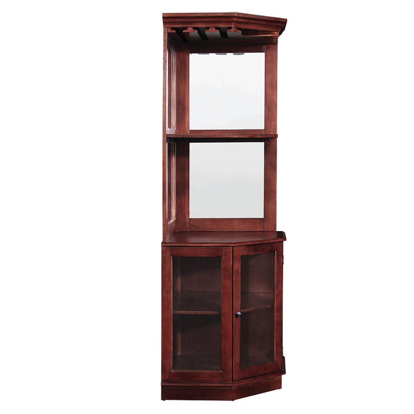 Corner Bar Cabinet - English Tudor image -  Champion Table Tech