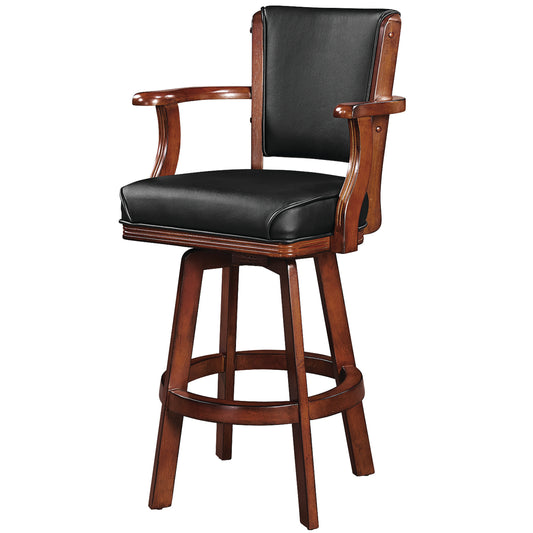 Swivel Barstool With Arms-Chestnut image -  Champion Table Tech 