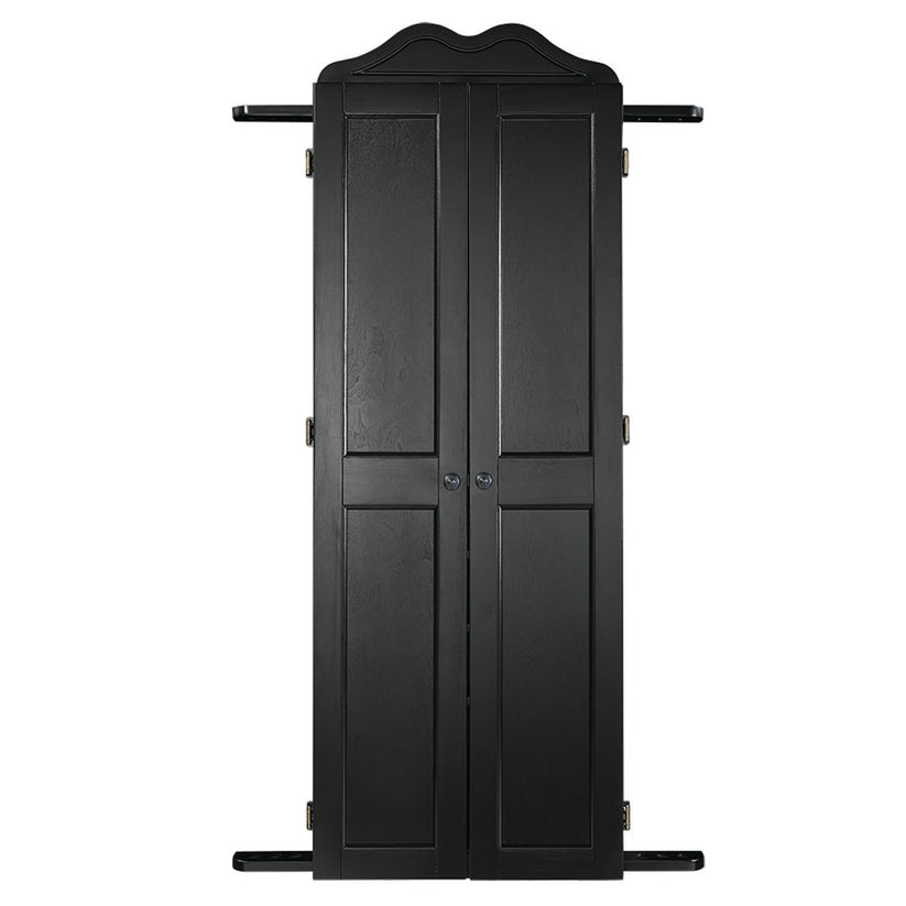 Dartboard Cabinet Cue Holder - Black