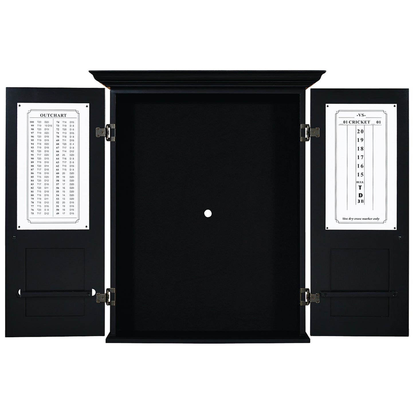 Dartboard Cabinet Square - Black image -  Champion Table Tech