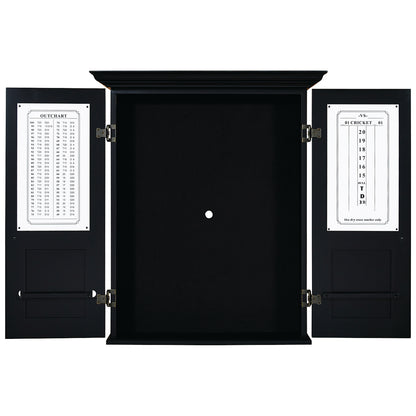 Dartboard Cabinet Square - Black image -  Champion Table Tech