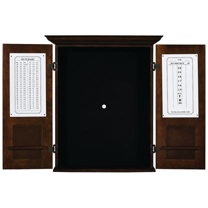 Dartboard Cabinet Square - Cappuccino image -  Champion Table Tech