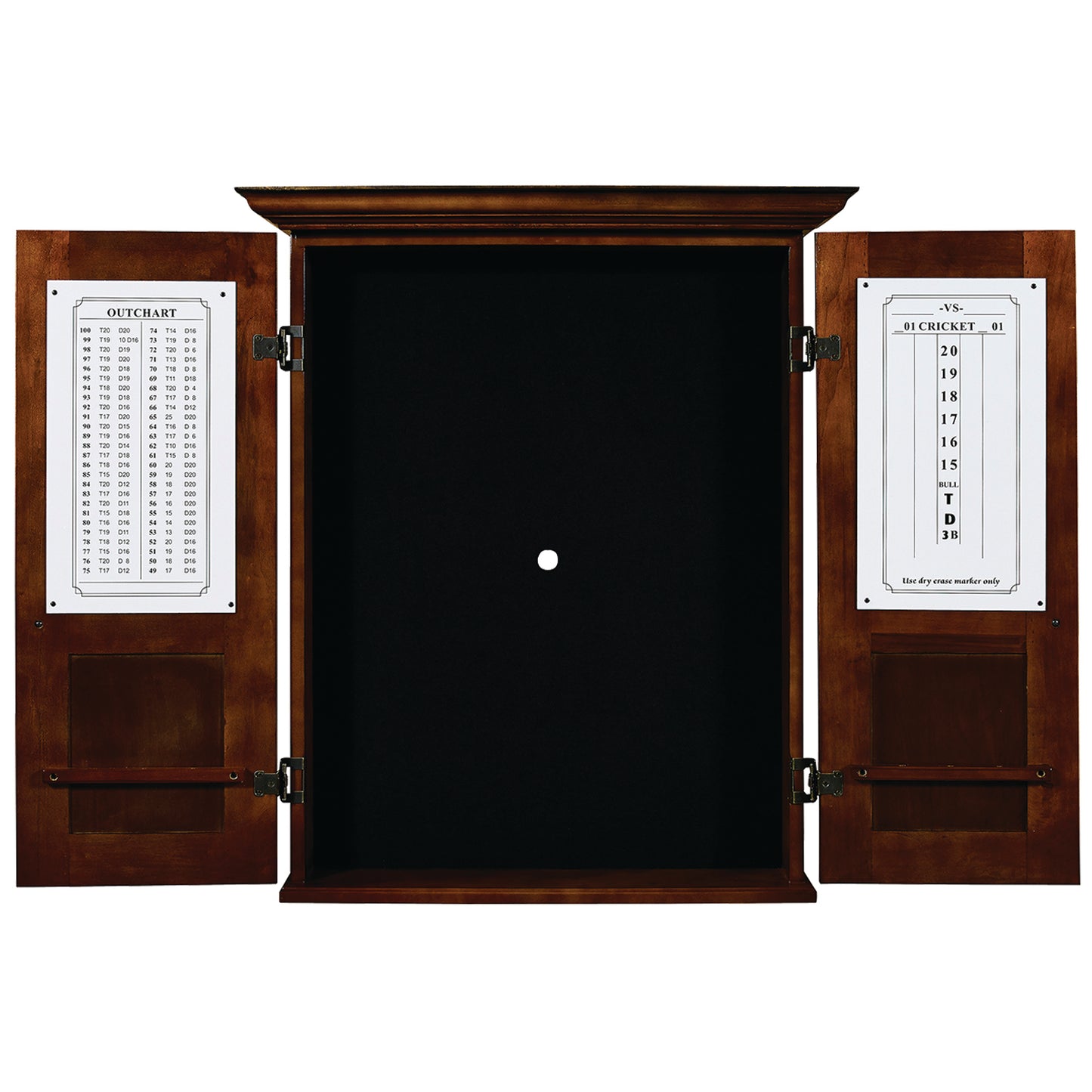 Dartboard Cabinet Square - Chestnut image -  Champion Table Tech