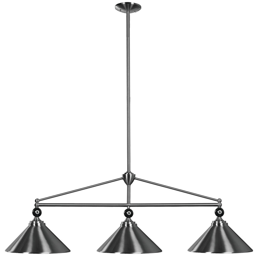 54" 3 Shade Billiard Fixture