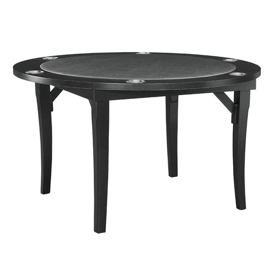 48" Folding Game Table - Black image -  Champion Table Tech 