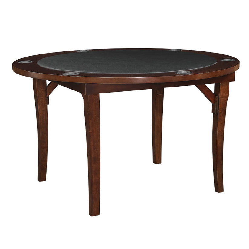 48" Folding Game Table - Cappuccino,