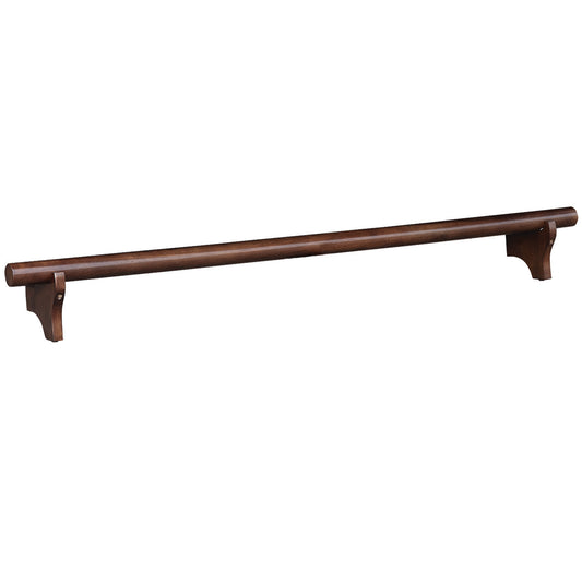 60" Dry Bar Foot Rail - Cappuccino image -  Champion Table Tech 