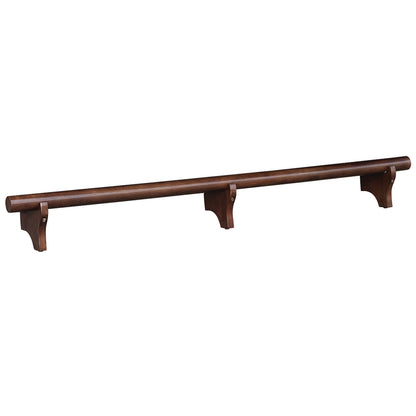 72" Dry Bar Foot Rail - Cappuccino, image -  Champion Table Tech