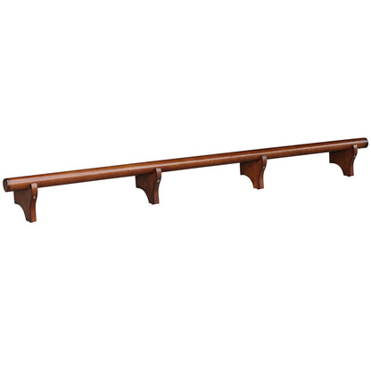 84" Dry Bar Foot Rail - Chestnut image -  Champion Table Tech