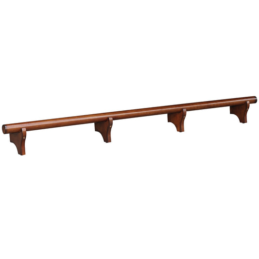 84" Dry Bar Foot Rail - Chestnut image -  Champion Table Tech 