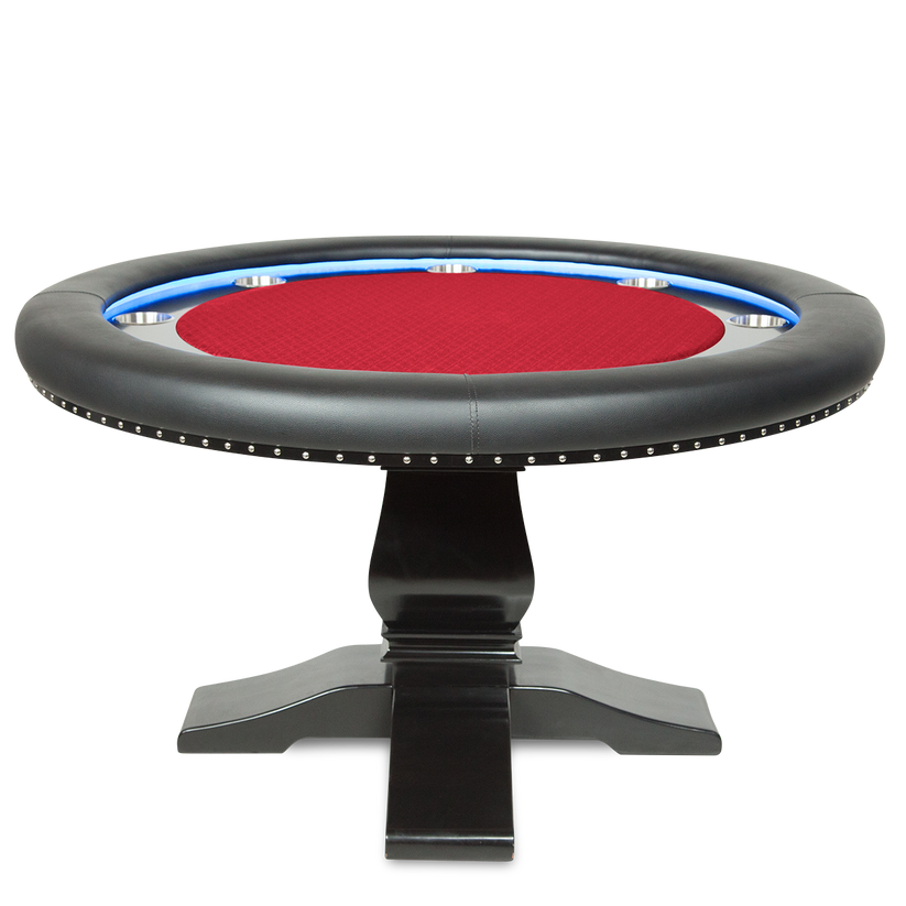 Table de poker ronde LED Ginza