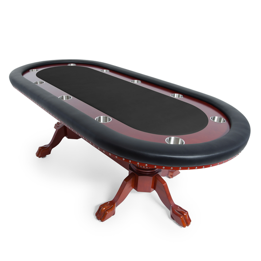 Table de poker Rockwell 94" (acajou) 