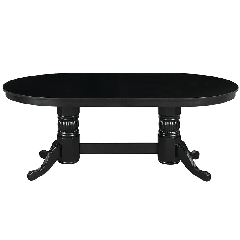 84" Texas Hold'Em Game Table Dining Top- Black