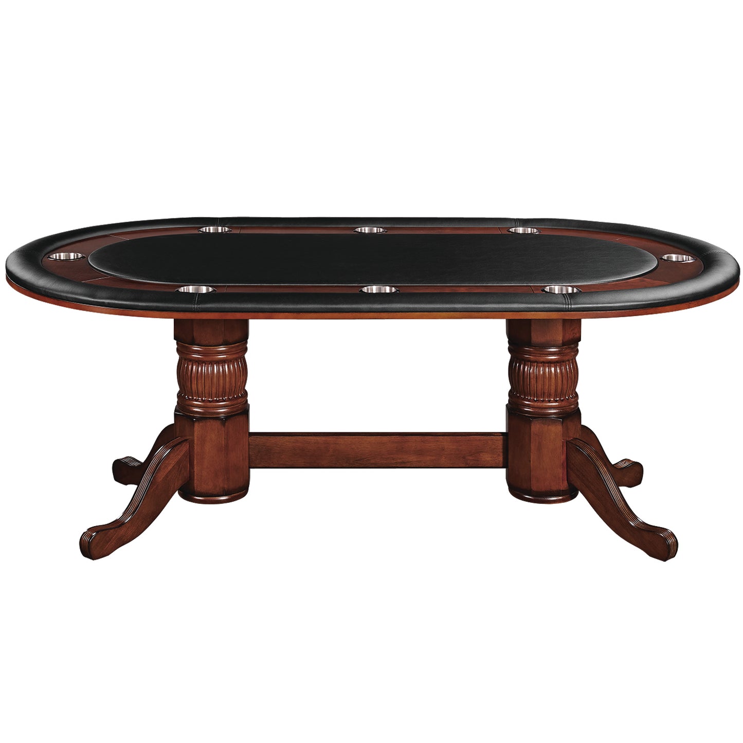 84" Texas Hold'Em Game Table - Chestnut image -  Champion Table Tech