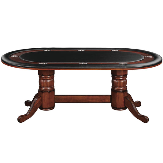 84" Texas Hold'Em Game Table - Chestnut image -  Champion Table Tech 