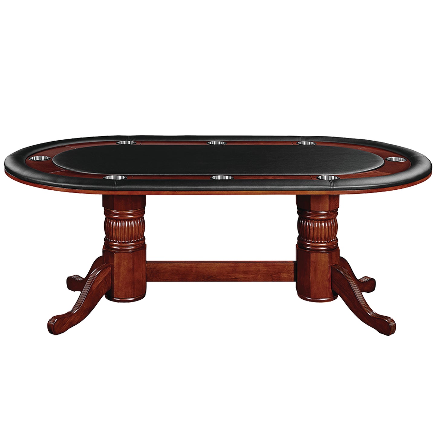 84" Texas Hold'Em Game Table - English Tudor image -  Champion Table Tech