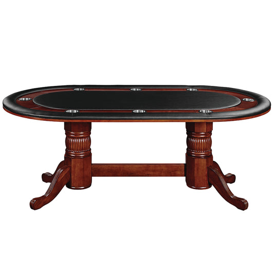 84" Texas Hold'Em Game Table - English Tudor image -  Champion Table Tech 