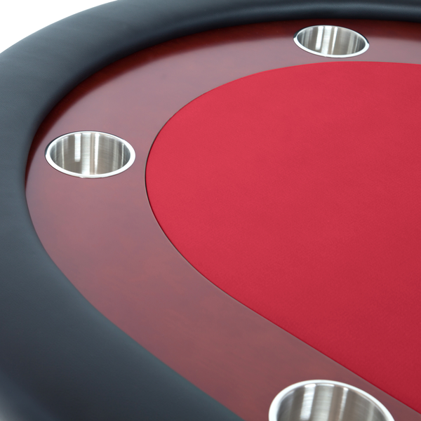 Table de poker Rockwell 94" (acajou)