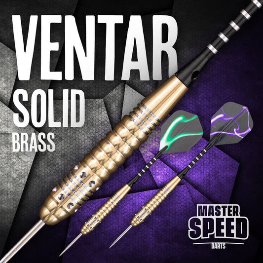 Master Speed Ventar Brass Steel Tip Darts image 