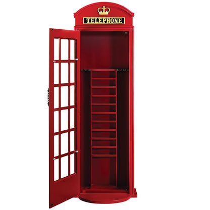 Old English Telephone Booth Cue Holder image -  Champion Table Tech