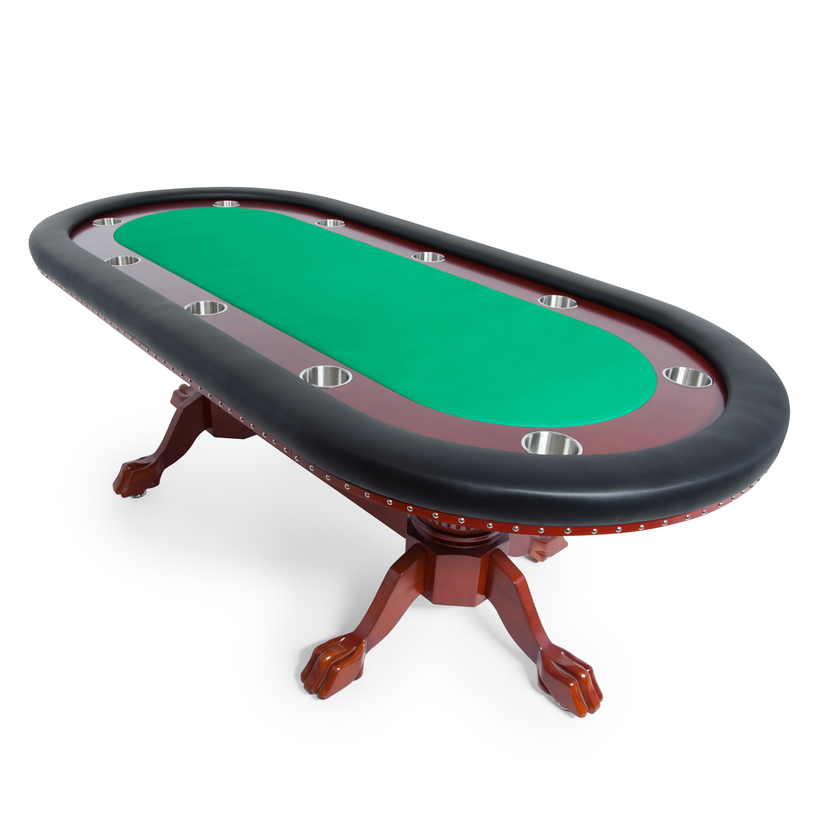 Table de poker Rockwell 94" (acajou)