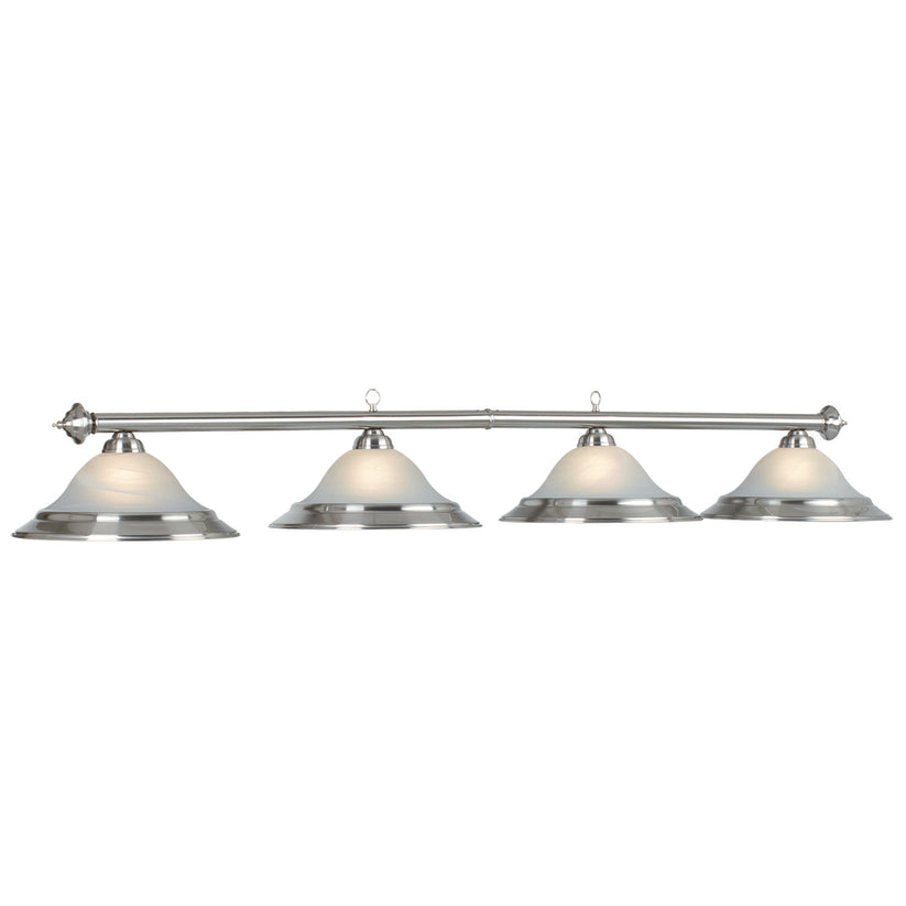 82" 4 Lt Billiard Light-Stainless