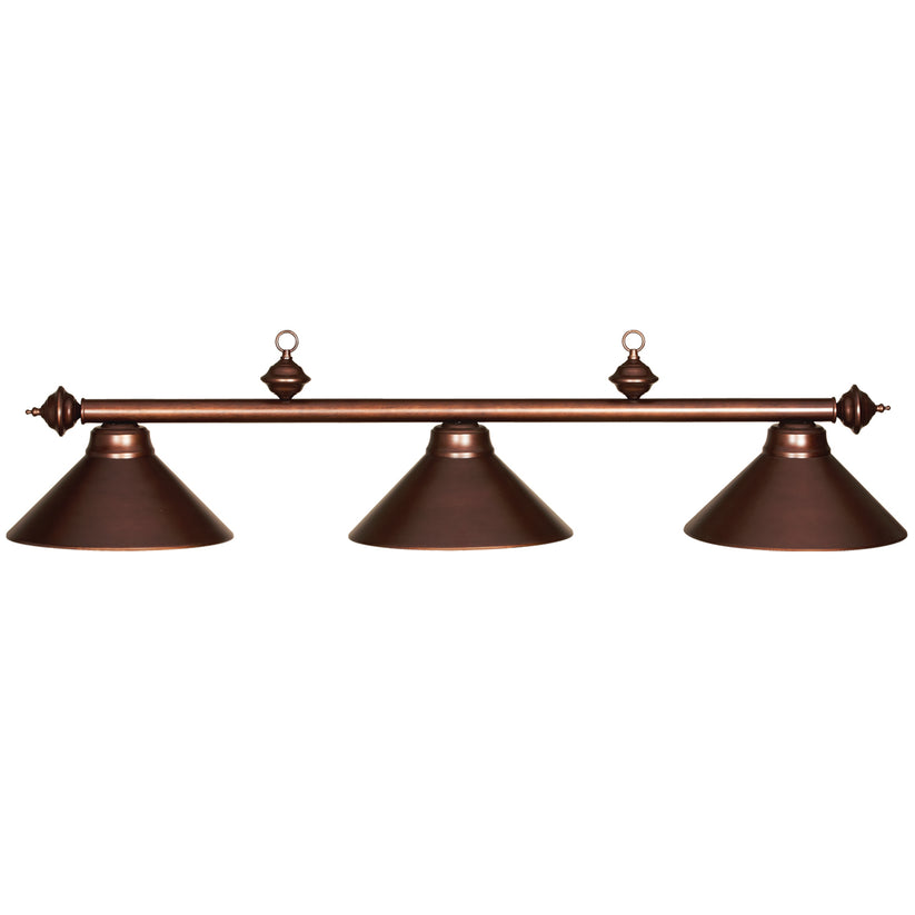 54" 3Lt Billiard Light- Cappuccino