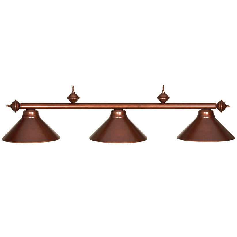 54" 3Lt Billiard Light- Chestnut