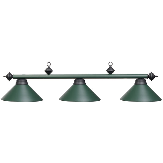 54" 3Lt Billiard Light- Matte Green image -  Champion Table Tech 