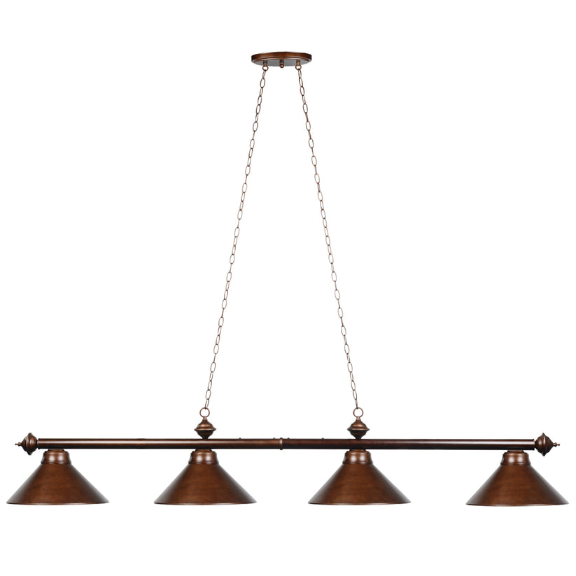 78" 4 Lt Billiard Light-Cappuccino