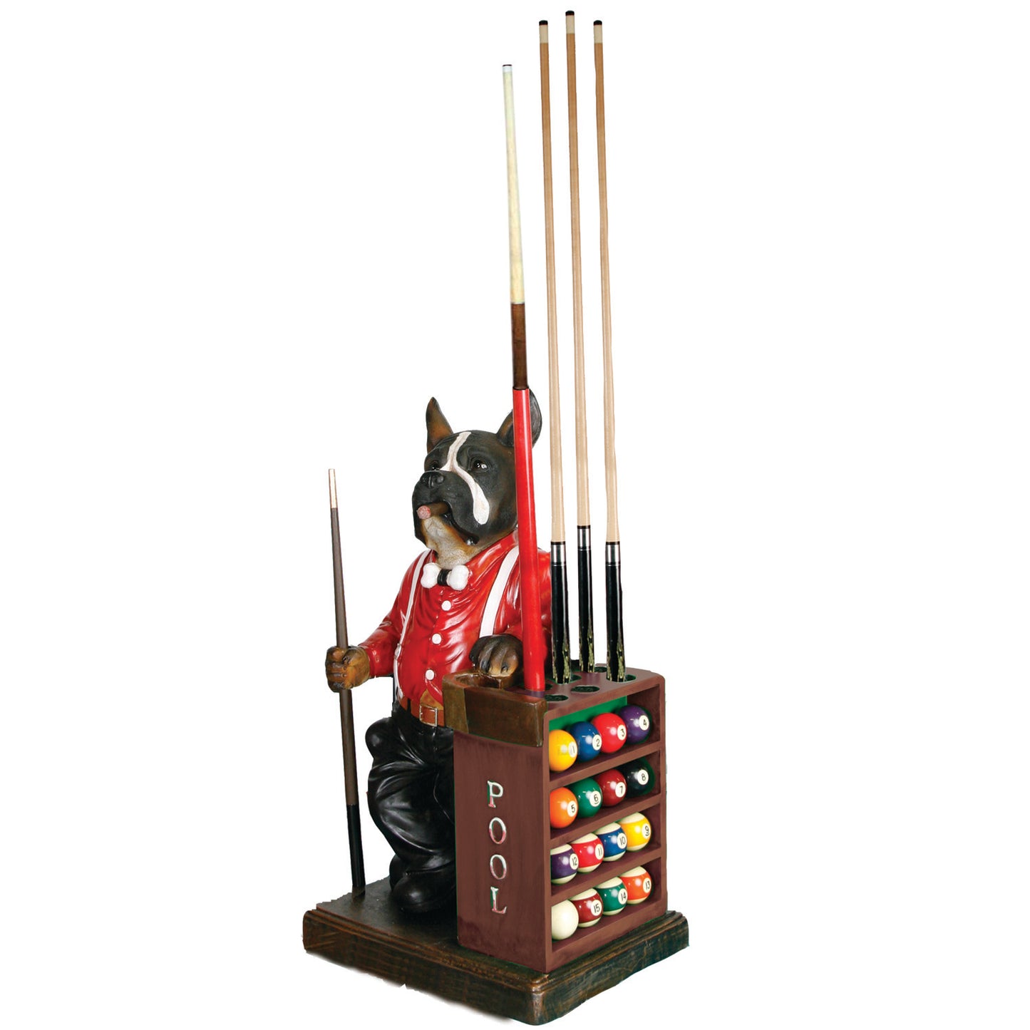 Dog-Pool Cue & Ball Holder image -  Champion Table Tech