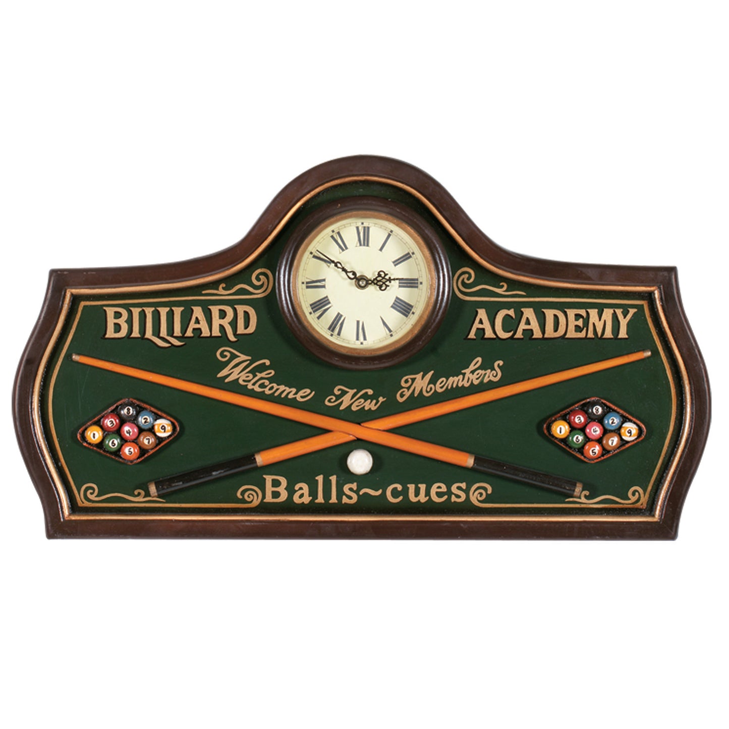 Billiard Academy Clock image -  Champion Table Tech