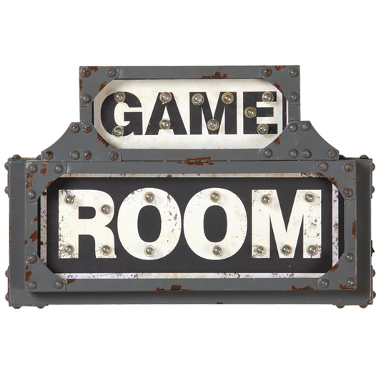 Metal Sign-Game Room image -  Champion Table Tech 