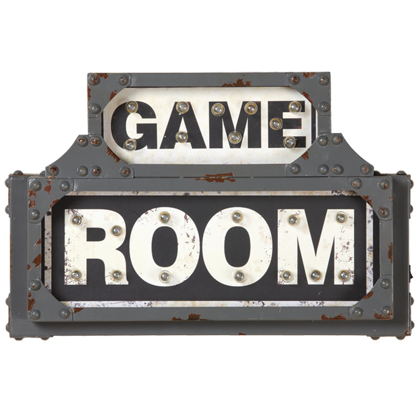 Metal Sign-Game Room