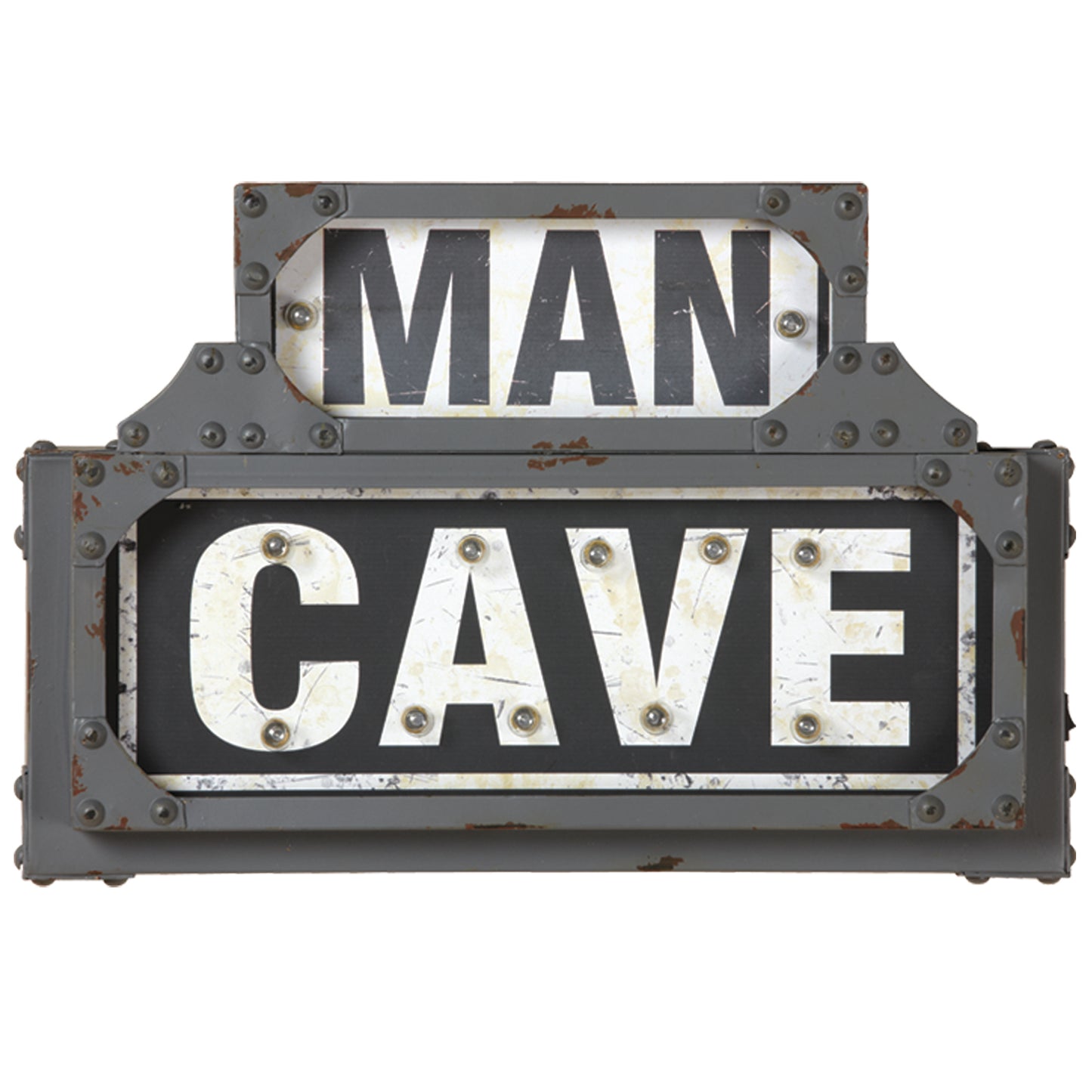 Metal Sign-Man Cave image -  Champion Table Tech