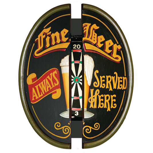 Fine Beer Dartboard Cabinet image -  Champion Table Tech 