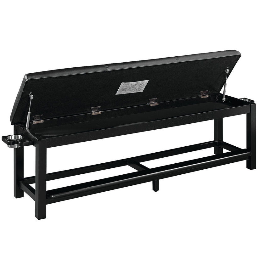 Spectator Storage Bench-Black