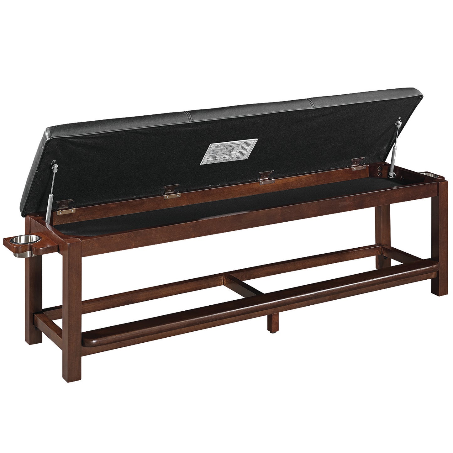 Spectator Storage Bench-Cappuccino image -  Champion Table Tech