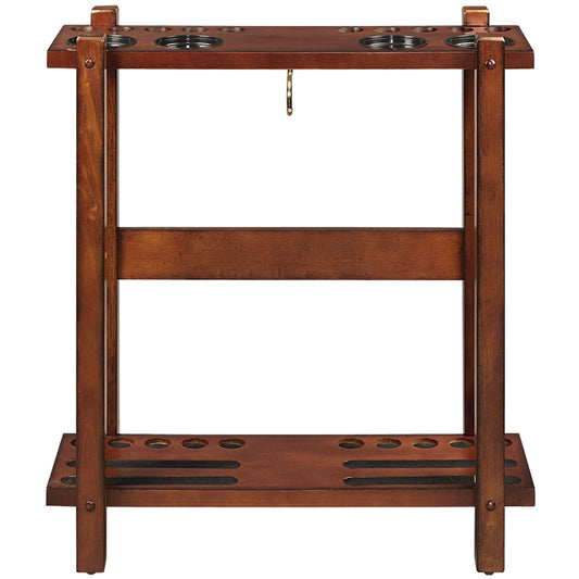 Straight Floor Cue Rack-Chestnut image -  Champion Table Tech 