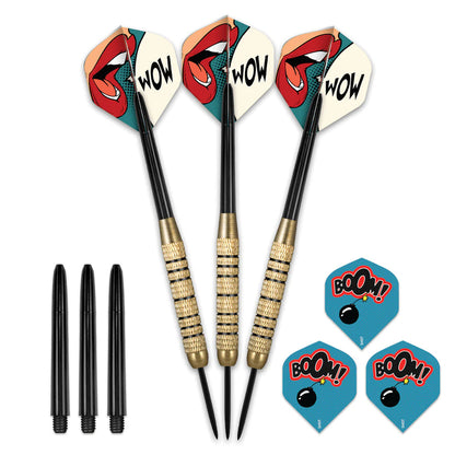 Shot Solo Steel Tip Darts Set-High Quality Steel image