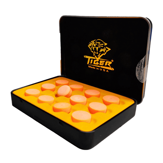 Tiger Icebreaker Phenolic/Leather Jump Cue Tip - Super Hard+ image 